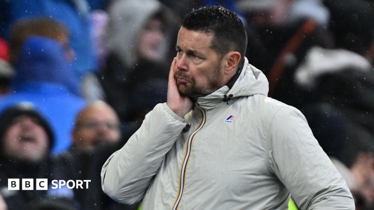 Pierre Sage during Crystal Palace's defeat to Brighton