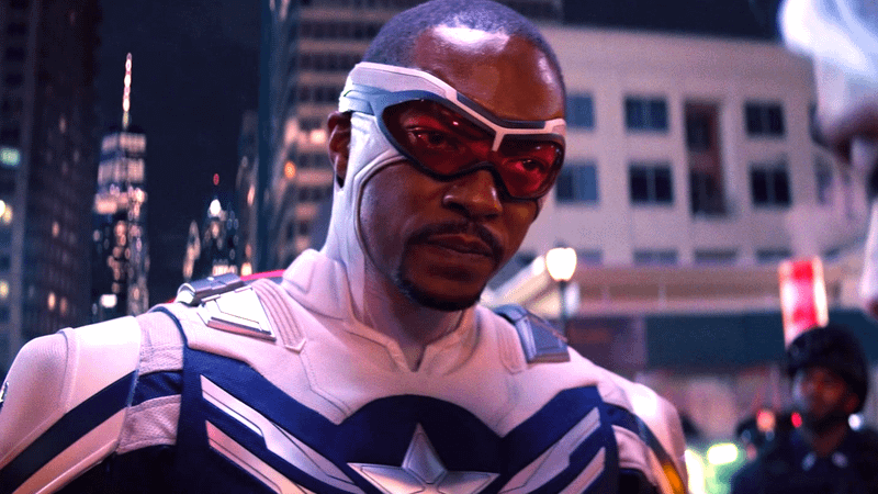 Sam Wilson in The Falcon and the Winter Soldier.