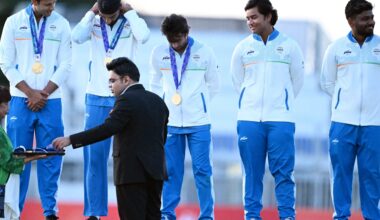 No handshakes and a delayed ceremony as India beat Pakistan at Asian Games | Cricket