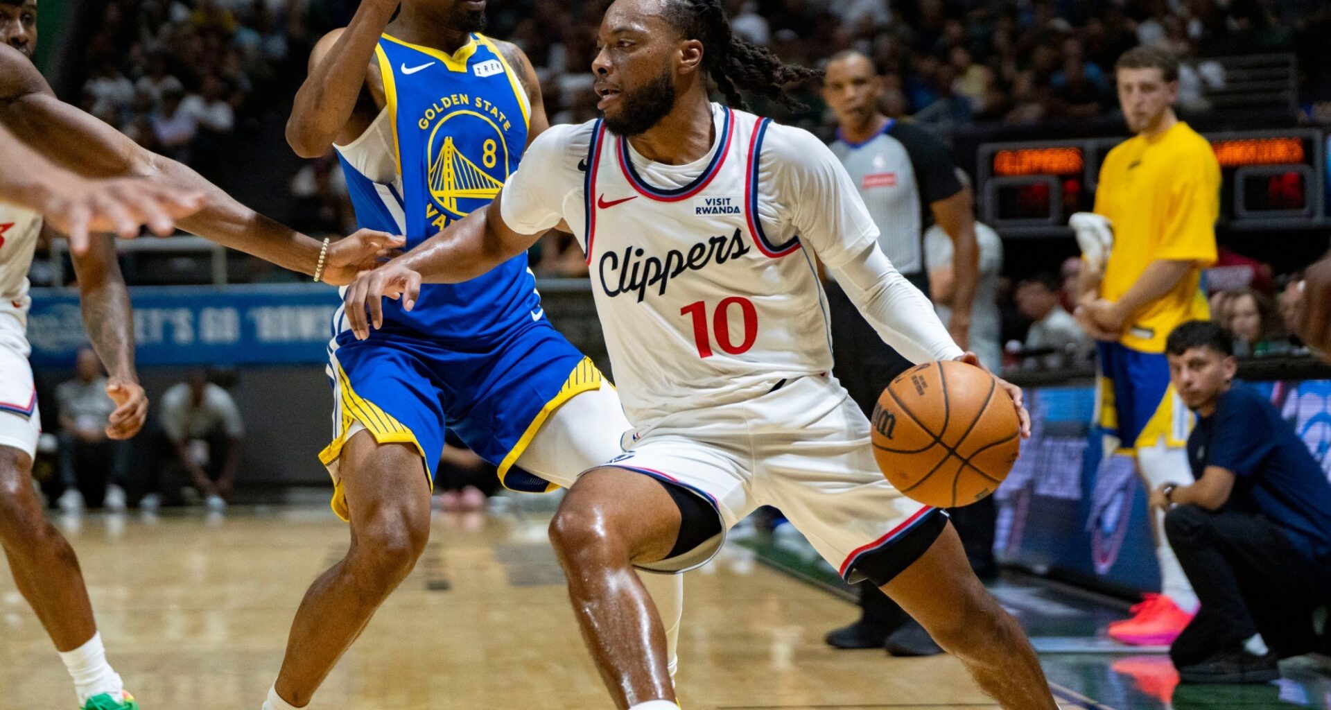 Darius Garland, Rui Hachimura shine as Clippers win preseason opener – Orange County Register