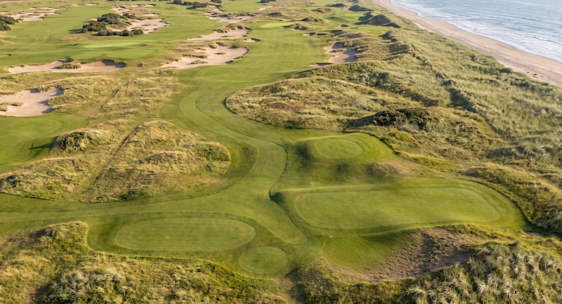 CGI image of redesigned 16th hole at Seapoint golf club.
