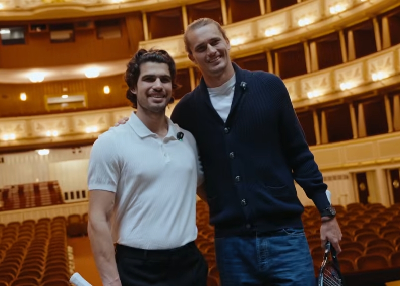 Alcaraz and Zverev Hit High Notes at Vienna State Opera