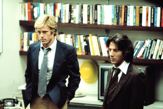 ALL THE PRESIDENT'S MEN, Robert Redford, Dustin Hoffman, 1976