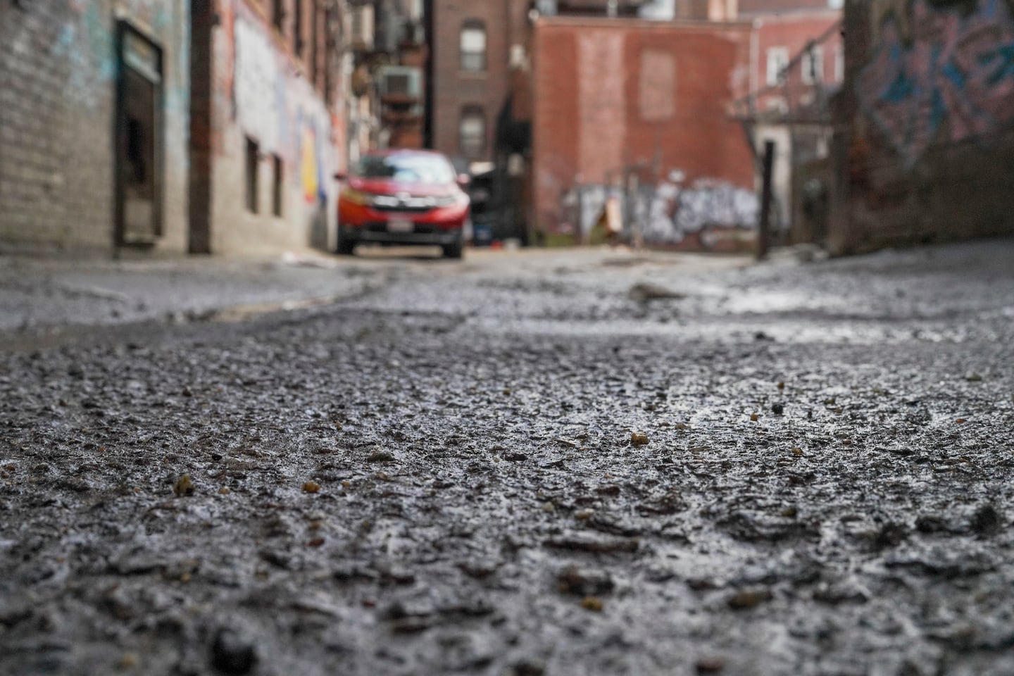 The alley on October 14.  
