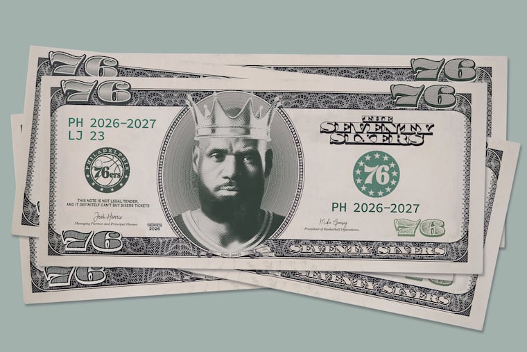 LeBron James' Sixers tickets currently cost five times more than they did last season