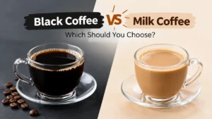 Black Coffee vs Milk Coffee