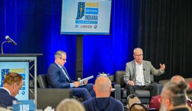 Braun highlights economic growth in southern Indiana