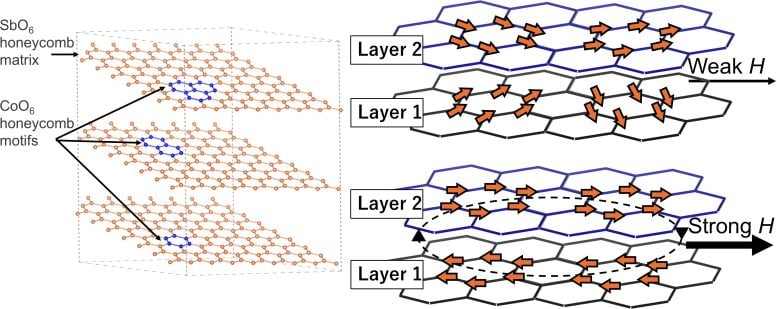 Cobalt Honeycomb Structure Quantum Computing