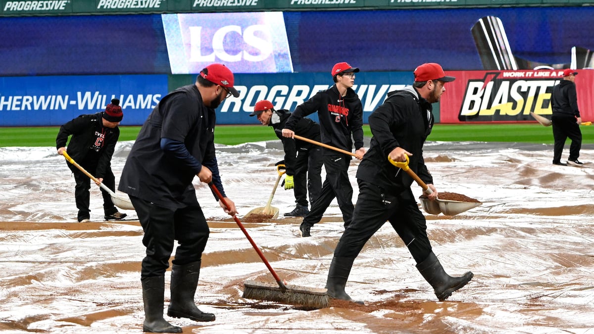 Rays-Guardians ALCS Game 4 won’t start on time, but MLB still hopeful - Tampa Bay Times