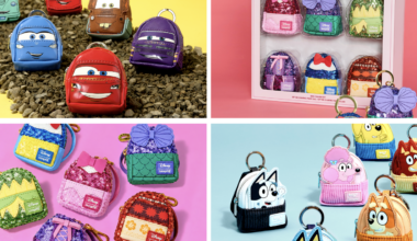Disney Princess, Cars, and Bluey Mini Backpack Bag Charms Available Online from Loungefly