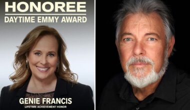 Genie Francis, Jonathan Frakes, General Hospital, Star Trek: The Next Generation