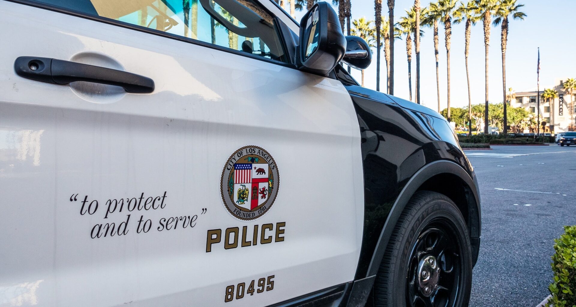 Police Car in LA