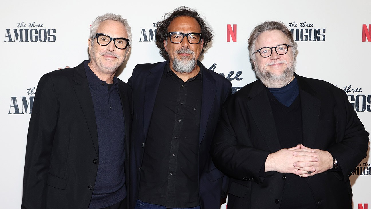 Alfonso Cuarón, Alejandro G. Iñárritu and Guillermo del Toro