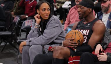 A'ja Wilson’s brutal reaction to boyfriend Bam Adebayo and the Heat's struggles caught on camera