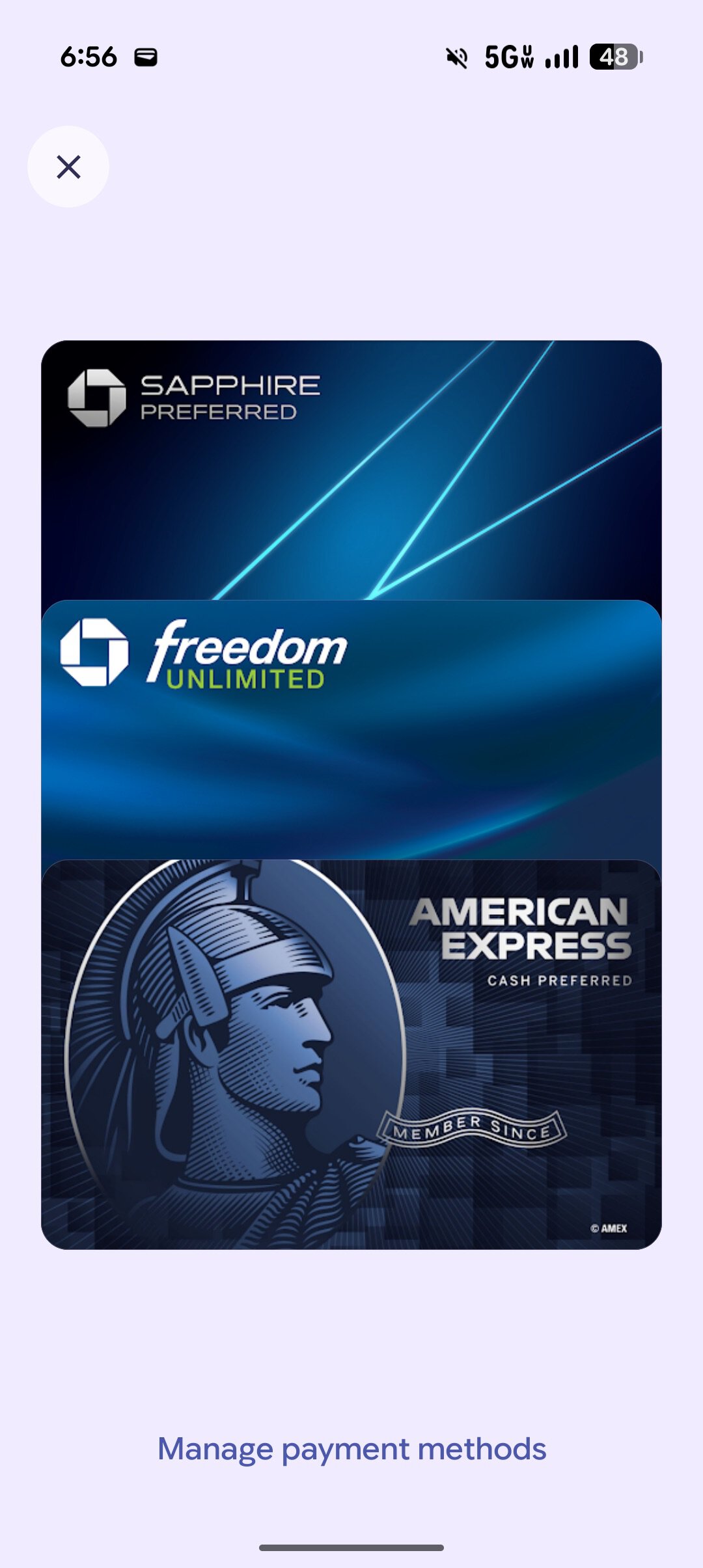 Google Wallet New Layout 2