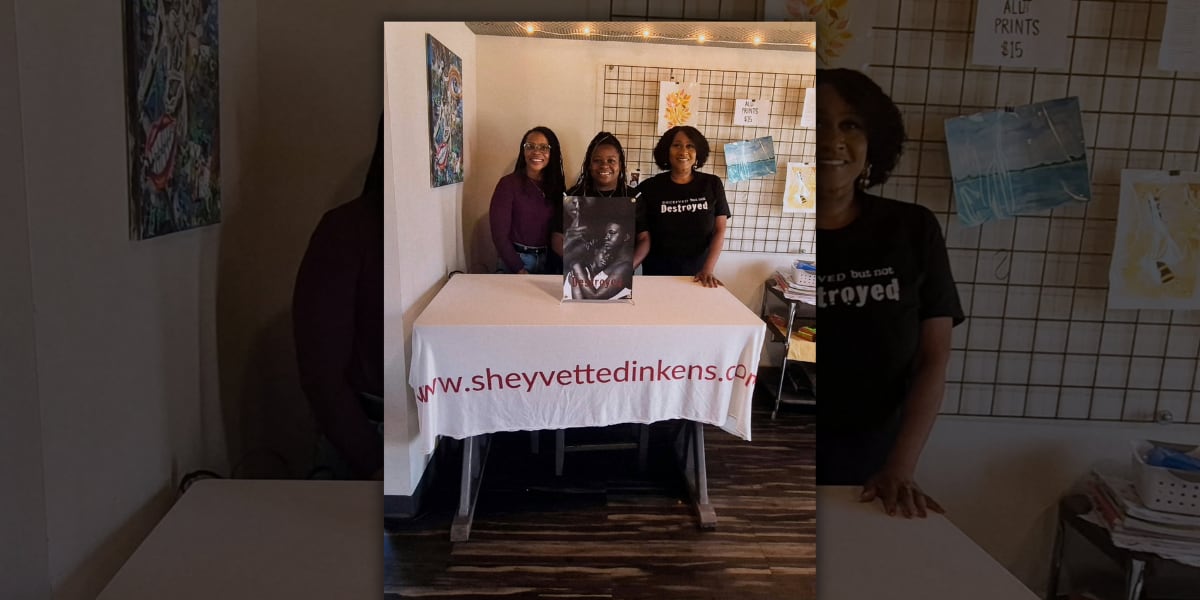 Author, nonprofit founder brings home new book, gives back to local school
