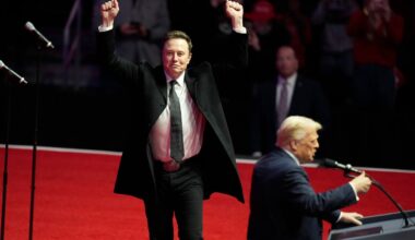 Elon Musk celebrated Donald Trump's second term ahead of the 2025 inauguration.