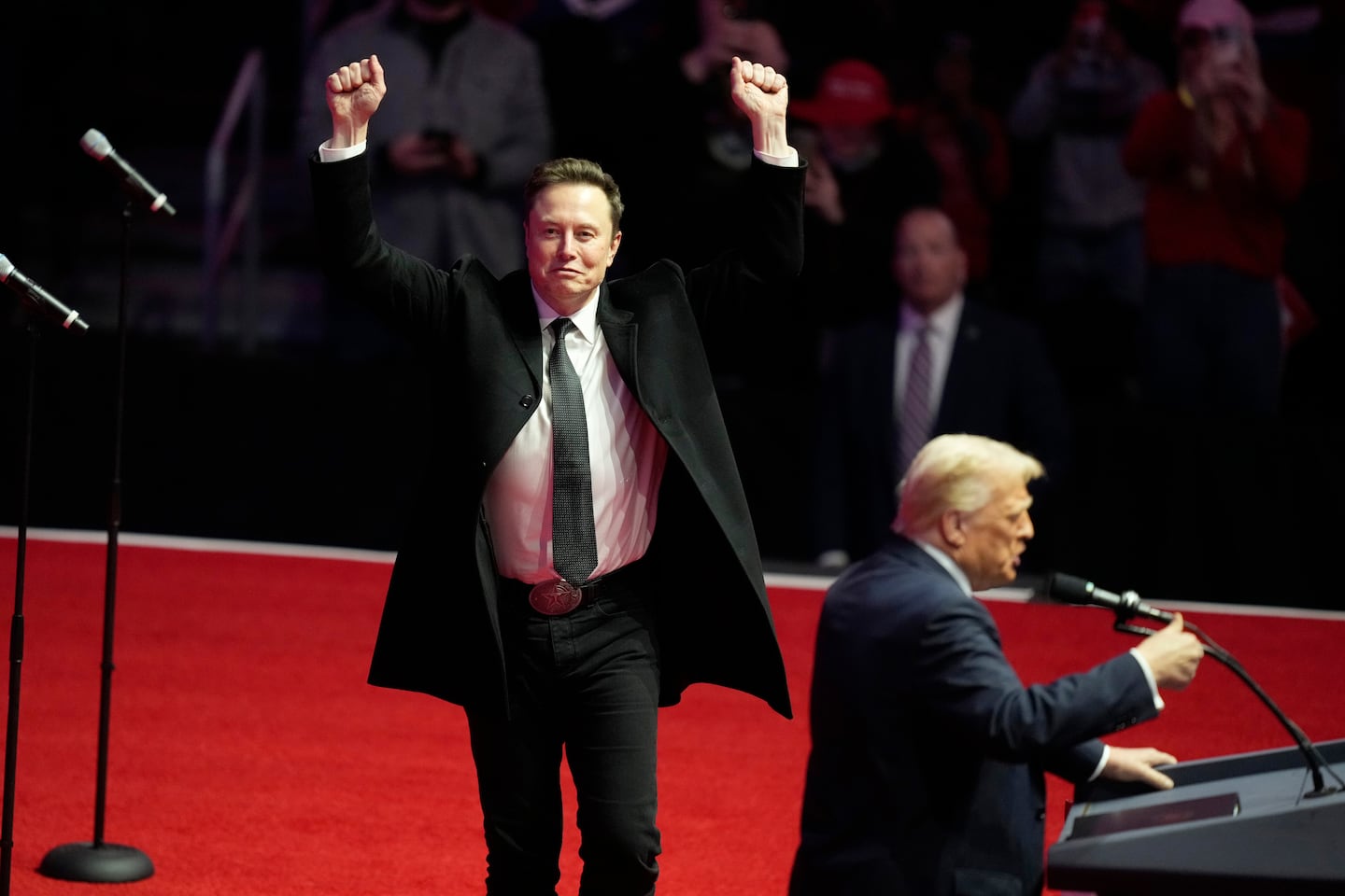 Elon Musk celebrated Donald Trump's second term ahead of the 2025 inauguration.