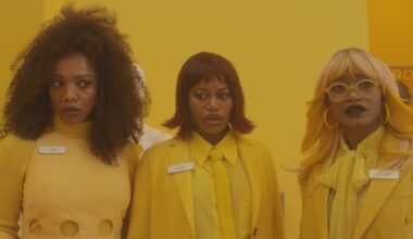 Keke Palmer, Taylour Paige and Naomi Ackie in ‘I Love Boosters’