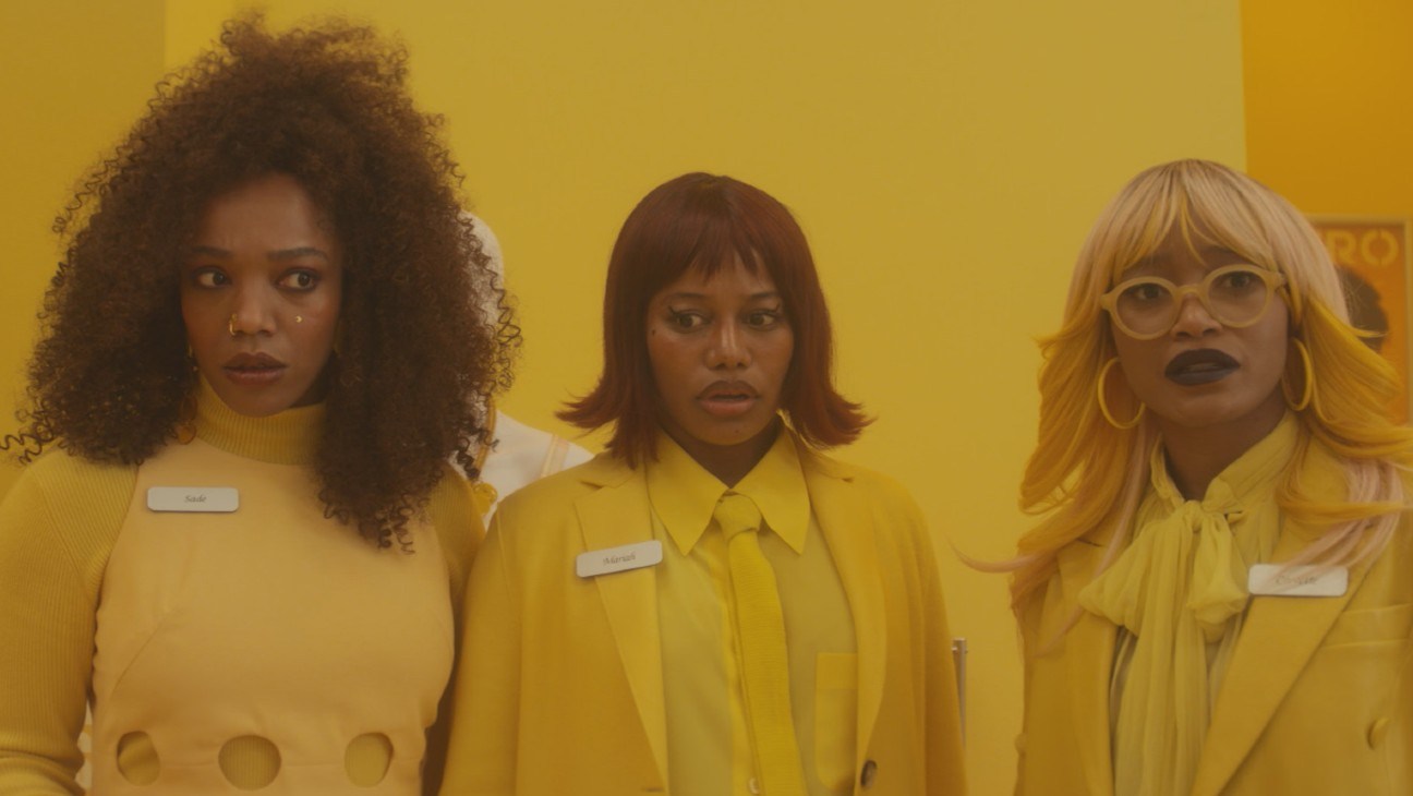 Keke Palmer, Taylour Paige and Naomi Ackie in ‘I Love Boosters’