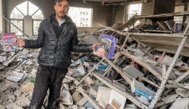 The story of a book in Gaza: A treasured possession given new lease of life | Gaza News