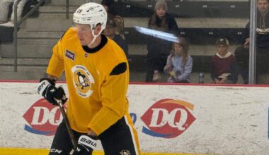 Penguins Practice: Kuzmenko Maybe, More Changes; Muse Explains Decisions