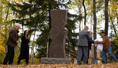 UMPI unveils sculpture honoring Donald and Linda Zillman