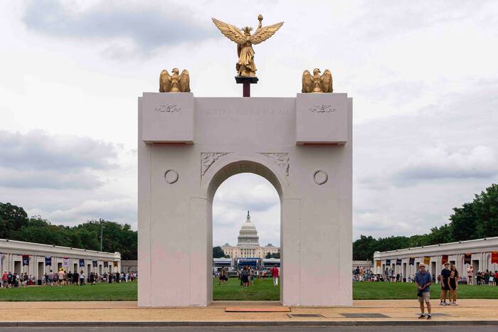 Plaintiffs in Trump arch project seek injunction to stop administration from beginning work Nov. 5
