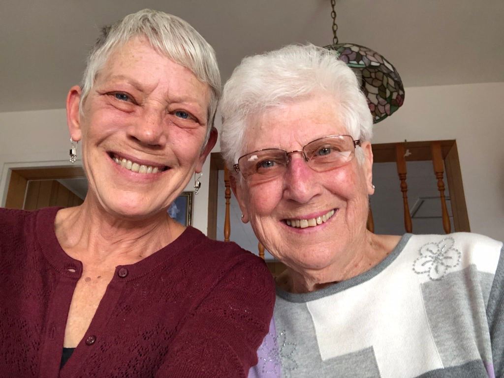 Karen Groves and mother
