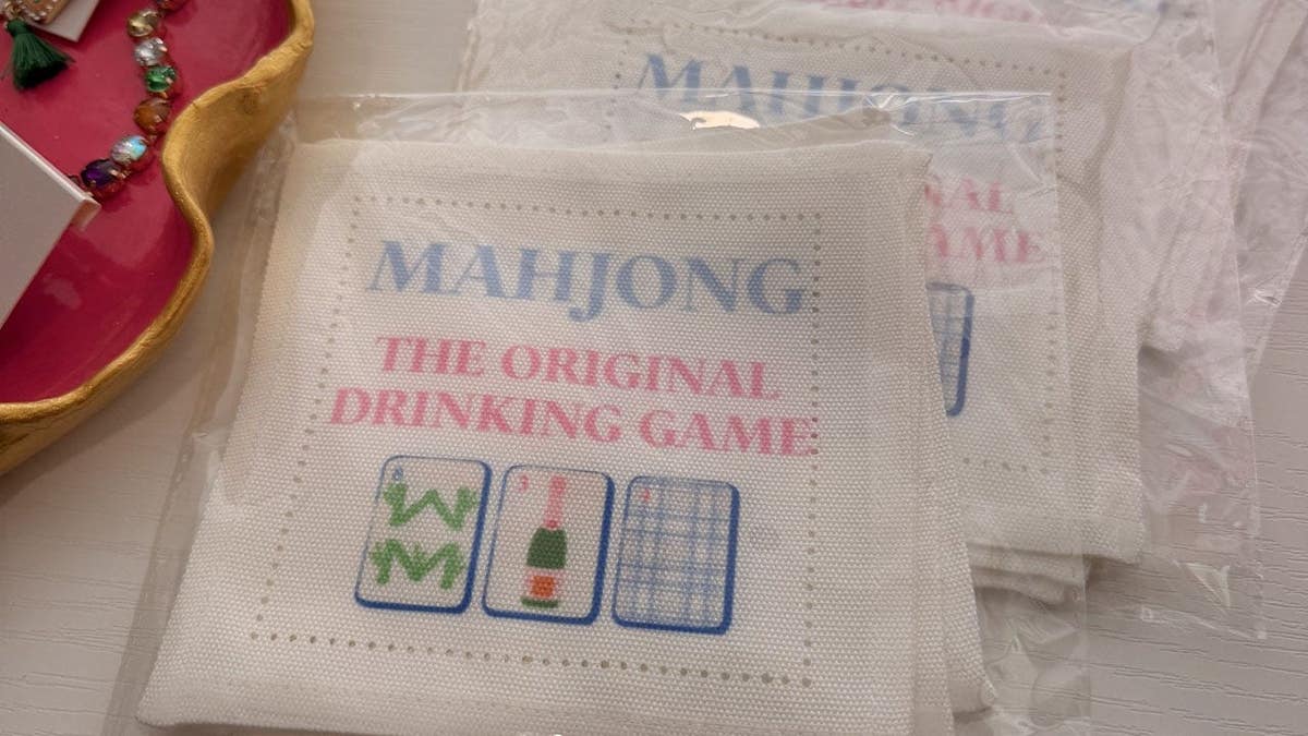 The Mahjong set at the Tuscaloosa Mahjong Parlor, in a game that has taken over the country