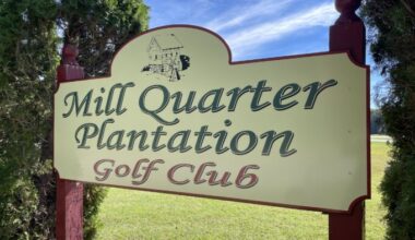 Mill Quarter Plantation Golf Club sign Cropped scaled