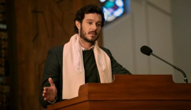 Adam Brody as Noah in episode 101 of Nobody Wants This.