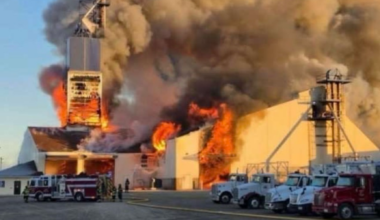 BREAKING: Crews on Scene of North Iowa Grain Elevator Fire
