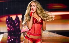 Tate McRae performs onstage at the Victoria’s Secret Fashion Show 2026 held at Sony Pictures Studios on Oct. 18, 2026, in Culver City, Calif.