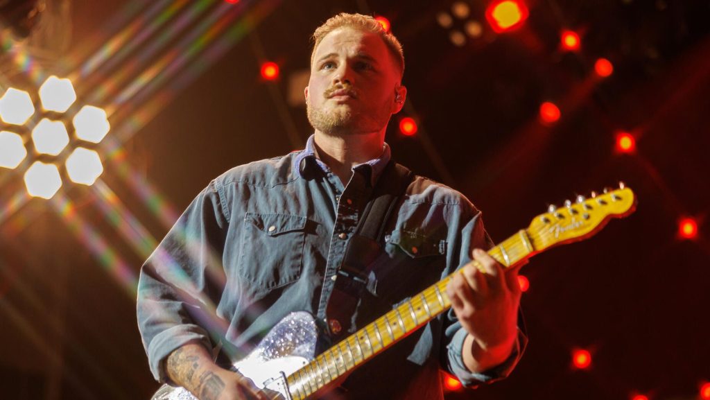 Zach Bryan Dons "Free Palestine" Shirt At Gillette Stadium Concert
