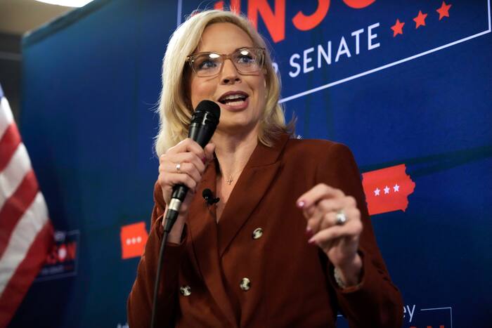 Ashley Hinson shows Republicans' midterm balancing act as Trump heads to Iowa to boost turnout