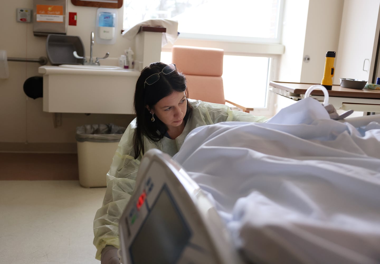The job market is being kept afloat by hiring in private education and health services, where women outnumber men by more than 3-to-1.