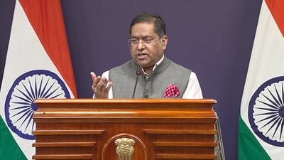 MEA Spokesperson Randhir Jaiswal. (MEA)