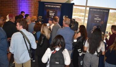 See photos: Huge press contingent descends on Milwaukee to cover the World Series