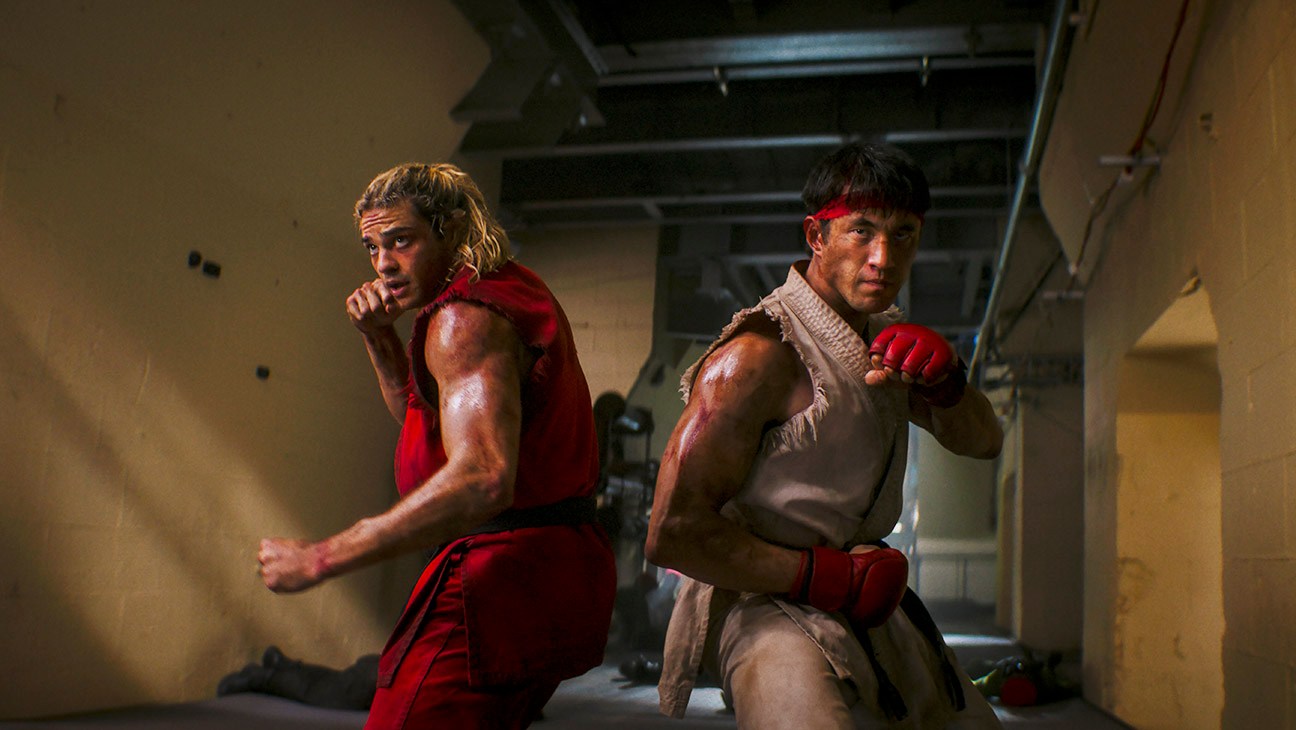 Noah Centineo, left, and Andrew Koji star in Street Fighter