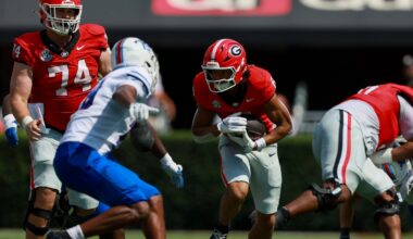 Georgia WR room continues to overcome lingering injury to Isiah Canion