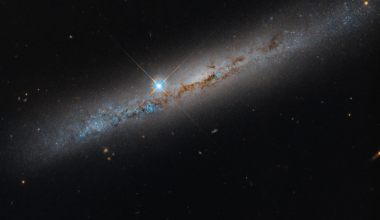 The view from the edge of a sparkling spiral galaxy photo of the day for Oct. 20, 2026