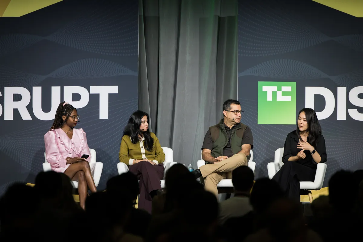 Day 2 of TechCrunch Disrupt 2026 at San Francisco's Moscone West on Wednesday, Oct. 14, 2026.