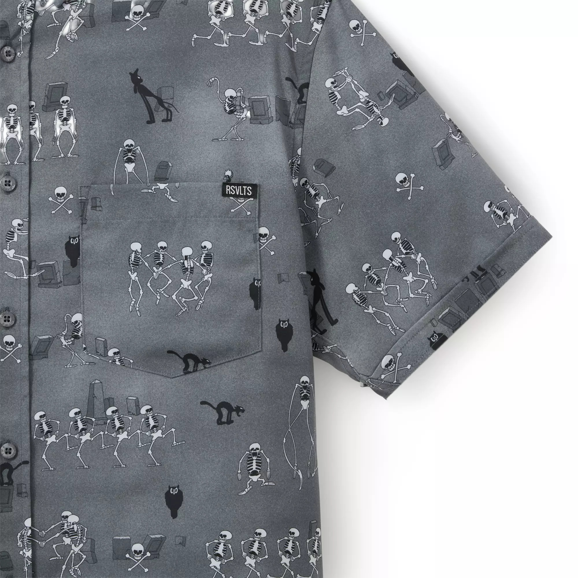 'Silly Symphony' The Skeleton Dance Woven Shirt Now Available Online