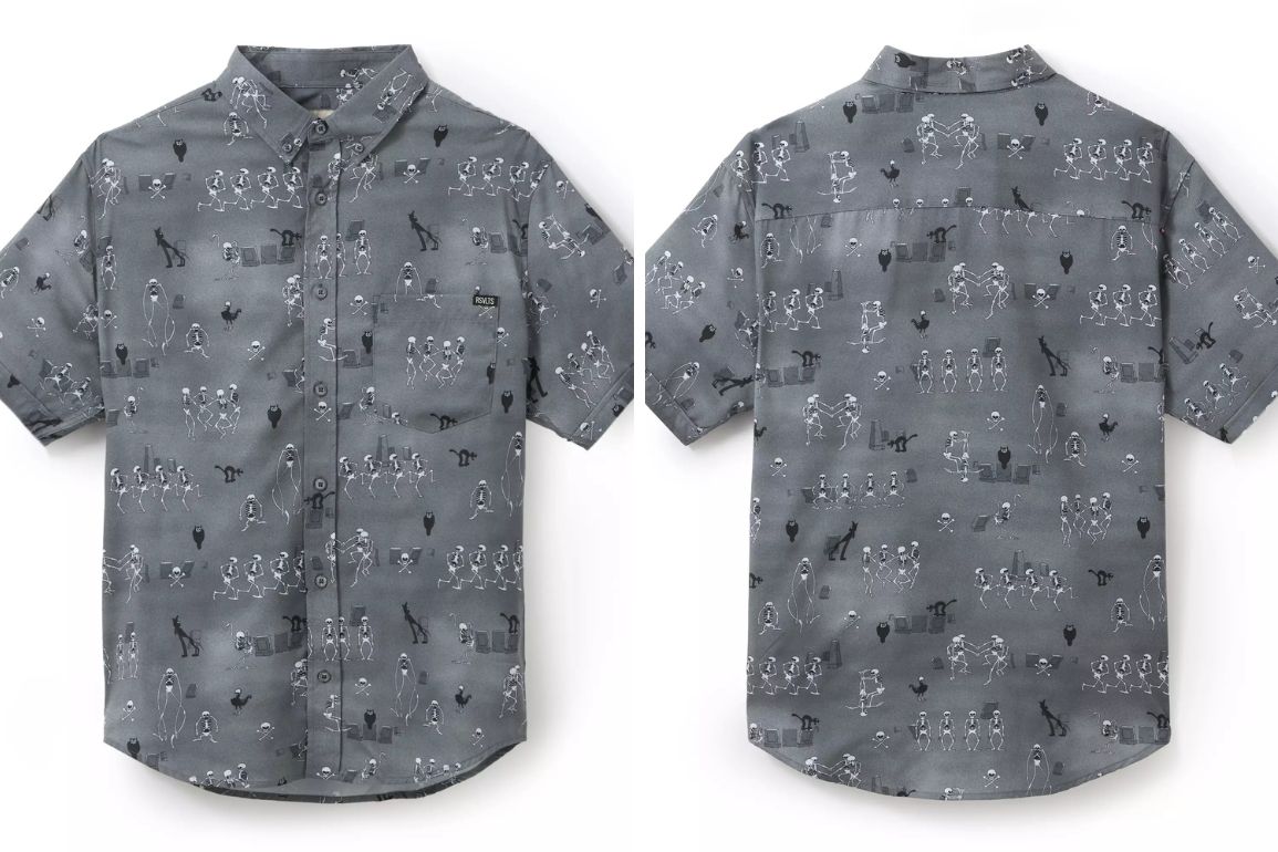 'Silly Symphony' The Skeleton Dance Woven Shirt Now Available Online