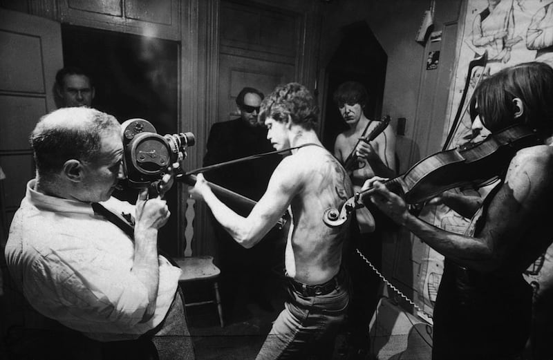 The Velvet Underground performing for Venus in Furs, an underground film by Piero Heliczer, in November 1965. Photograph: Adam Ritchie/Redferns