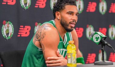 Jayson Tatum said his mental outlook and physical conditioning are excellent.