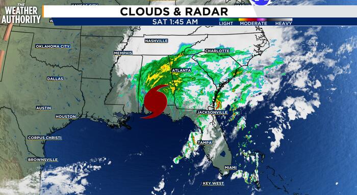 LIVE RADAR: Isaias made landfall last night, and impacts continue for Northeast Florida, Southeast Georgia