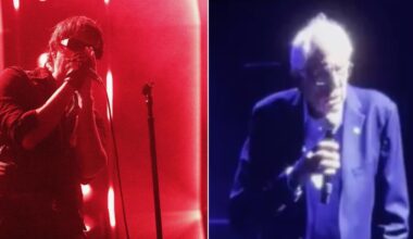 AOC and Bernie Sanders Introduce The Strokes Prior to NYC Show