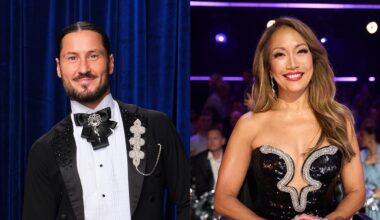 Val Chmerkovskiy and Carrie Ann Inaba.